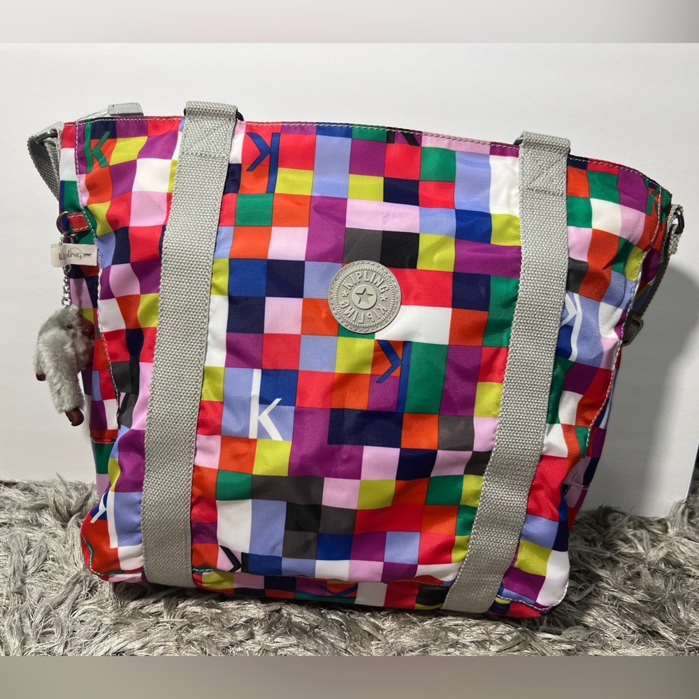 Kipling Tote Bag Rainbow Colors, TM5431, Color 658,
